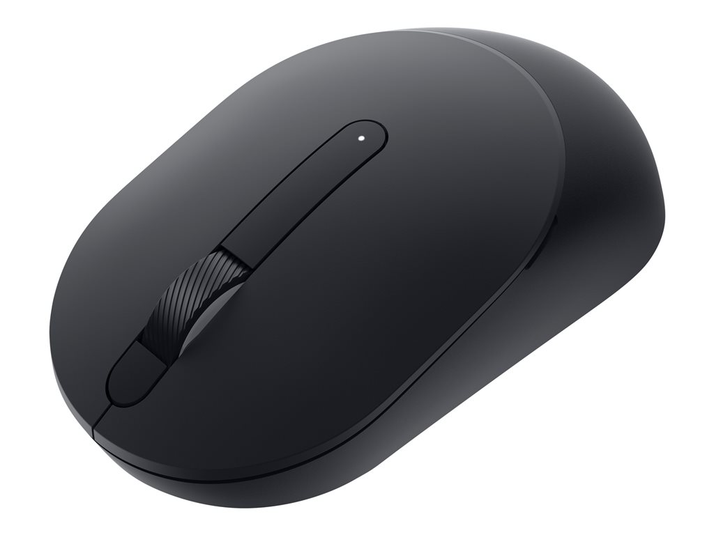 Dell MS300 - Maus - Full-Size - rechts- und linkshändig - optische LED - 3 Tasten - kabellos - 2.4 GHz - Schwarz - retail - Box - mit 3 years NBD Advance Exchange